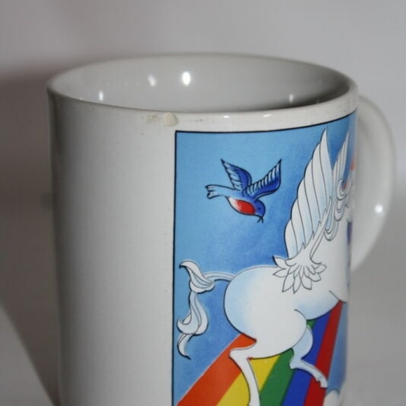 Vintage Pegasus Rainbow Coffee Cup Mug - Picture 4 of 8